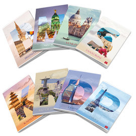 MAXIQUADERNO DREAM CITIES - A4 - RIGO DI 1A - 42 FOGLI - 80 GR - PIGNA 97566