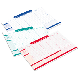 DESK PLANNER MONOCROMO - DA SCRIVANIA - 42 X 29,5 CM - COLORI ASSORTITI - PIGNA 97620