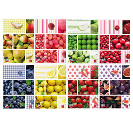 MAXIQUADERNO FRUIT - A4 - 1 RIGO - C/MARGINE - 42 FOGLI - 80 GR - PIGNA 99900