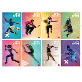 MAXIQUADERNO LOVE SPORT - A4 - 4 MM - 42 FOGLI - 80 GR - PIGNA 99879