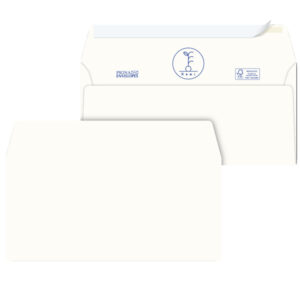 BUSTE BIANCHE KAMI - IN CARTA RICICLATA - SENZA FINESTRA - 110X230 MM - 100 GR - PIGNA - CONF. 500 PEZZI 90093