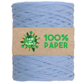 NASTRO RAFIA - 100 M - CARTA - AZZURRO 06 - BRIZZOLARI 99281
