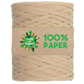 NASTRO RAFIA - 100 M - CARTA - BEIGE 32 - BRIZZOLARI 99280