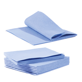 PANNO MULTIUSO OMNI - 40 X 38 CM - TNT - BLU - PERFETTO - CONF. 10 PEZZI 99676