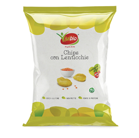 CHIPS CON LENTICCHIE - 35 GR - VIVIBIO 95157
