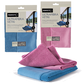 PANNO ULTRAFIBRA VETRI - MICROFIBRA - 40X40 CM - PERFETTO 79649