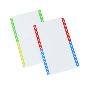 CARTELLINI PER CARTELLE SOSPESE - 34 CARTONCINI PER FOGLIO - 140MM - CONF. 10 FOGLI 89337