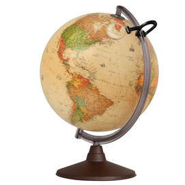 GLOBO GEOGRAFICO ILLUMINATO MARCO POLO - DIAMETRO 30 CM - TECNODIDATTICA 56951