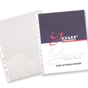 BUSTE FORATE F.U. 23x33 ANTIRIFLESSO 50PZ. MEDIO YOUR OFFICE
