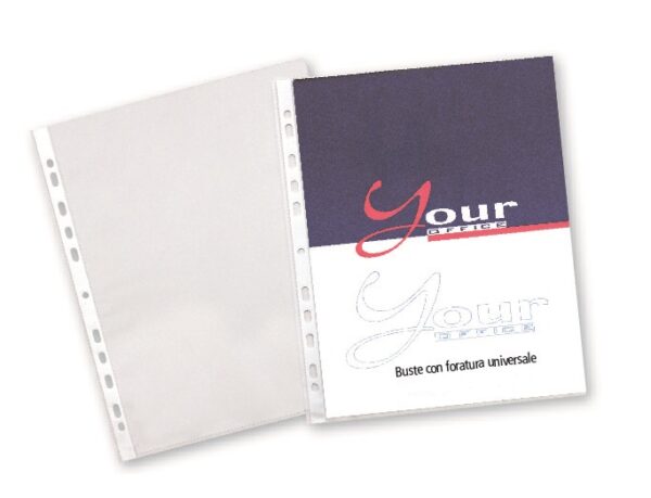 BUSTE FORATE F.U. 23x33 ANTIRIFLESSO 50PZ. MEDIO YOUR OFFICE