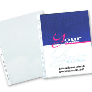 BUSTE FORATE F.U. 22x30 ANTIRIFLESSO 50PZ. MEDIO YOUR OFFICE 662212 64509