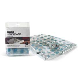 SACCO RIDUCISPAZIO - CHIUSURA A ZIP CON VALVOLA - 50X70 CM - PPL - TRASPARENTE -  PERFETTO - CONF. 2 PEZZI 79775