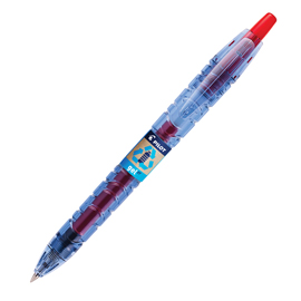 ROLLER GEL A SCATTO B2P BEGREEN - PUNTA 0,7 MM - ROSSO - PILOT 98223