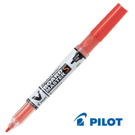 MARCATORE V BOARD MASTER S ULTRA FINE BEGREEN - PUNTA ULTRA FINE - TRATTO 0,8MM - ROSSO - PILOT 77299