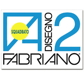 ALBUM F2 - 24X33CM - 10 FOGLI - 110GR - LISCIO SQUADRATO - PUNTO METALLO - FABRIANO 63078