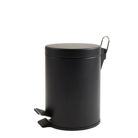 PATTUMIERA PREMIUM - CON PEDALE E VASCHETTA - 3 L - NERO SATINATO - PERFETTO 99967