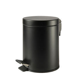 PATTUMIERA PREMIUM - CON PEDALE E VASCHETTA - 5 L - NERO SATINATO - PERFETTO 99968
