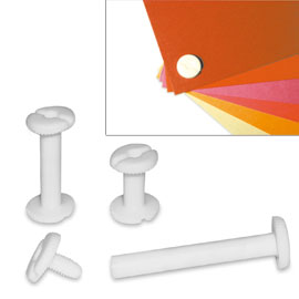 VITI SEPOLTE - PLASTICA - 40 MM - BIANCO - CWR - CONF. 20 PEZZI 64413