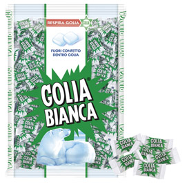 CARAMELLE GOLIA BIANCA - BUSTA DA 1KG (400 PEZZI CIRCA) 84655