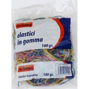 ELASTICI GOMMA ASSORTITI GR.100
