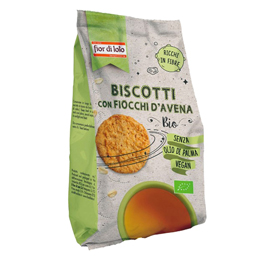 BISCOTTI BIOLOGICI - CON FIOCCHI DI AVENA - 350 GR - FIOR DI LOTO 97866
