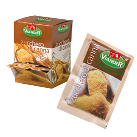 ZUCCHERO DI CANNA - 200 BUSTINE DA 5 GR CADAUNA - VIANDER 86868