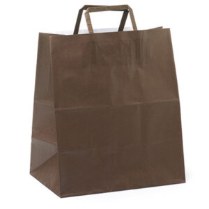 SHOPPER FLAT LARGE - CARTA KRAFT - 28X17X32 CM - AVANA - MAINETTI BAGS - SCATOLA 250 PEZZI 87779