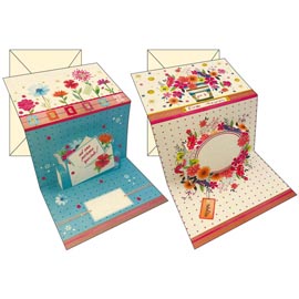 BIGLIETTO BUON COMPLEANNO - 2 SOGGETTI ASSORTITI - KARTOS 99601