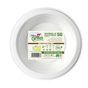 SCODELLE BIODEGRADABILI - 355 ML - DOPA GREEN - CONF. 50 PEZZI 91415