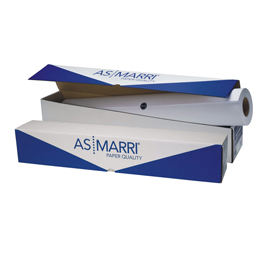 CARTA INKJET PLOTTER J.90S - 625 MM X 50 MT - 90 GR - OPACA - BIANCO - AS MARRI 28301