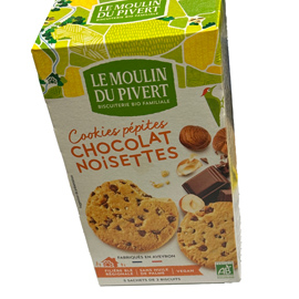 COOKIES CIOCCOLATO E NOCCIOLA - 175 GR - LE MOULIN DU PRIVERT 96837