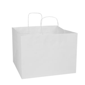 SHOPPER SURF MAXI - 34 X 34 X 25 CM - CARTA KRAFT - BIANCO - MAINETTI BAGS - CONF. 15 PEZZI 97636