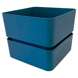 VASO VELETA - 0,75 L - BLU DENIM - TERAPLAST 97110