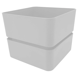 VASO VELETA - 0,75 L - BIANCO NEVE - TERAPLAST 97111