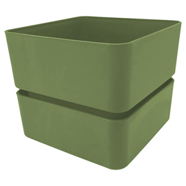 VASO VELETA - 0,75 L - VERDE OLIVA - TERAPLAST 97112