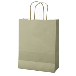 SHOPPER TWISTED - CARTA KRAFT - 18 X 8 X 24 CM - SALVIA - MAINETTI BAGS - CONF. 25 PEZZI 96035