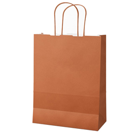 SHOPPER TWISTED - CARTA KRAFT - 45 X 15 X 50 CM - TERRACOTTA - MAINETTI BAGS - CONF. 25 PEZZI 96044