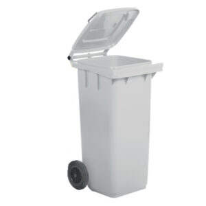 BIDONE CARRELLATO - 48X55X93 CM - 120 L - BIANCO - MOBIL PLASTIC 86722