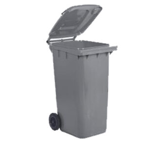 BIDONE CARRELLATO - 48X55X93 CM - 120 L - GRIGIO - MOBIL PLASTIC 90020