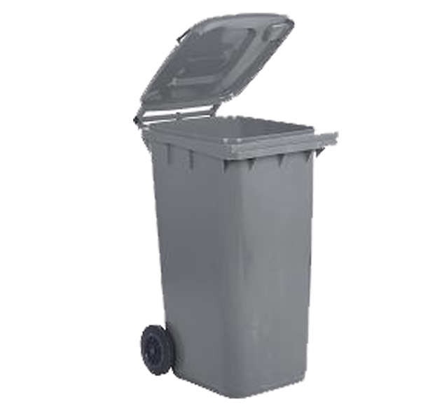 BIDONE CARRELLATO - 48X55X93 CM - 120 L - GRIGIO - MOBIL PLASTIC 90020