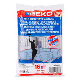 SET 3 PZ TELO HD COPRITUTTO MULTIUSO 16MQ 230/240GR GEKO 101971