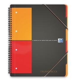 BLOCCO SPIRALATO ORGANISER BOOK - 5MM CON MARGINE - 240 X 297MM - 80GR - 80 FOGLI - OXFORD 50206