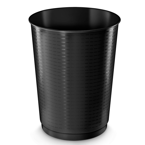 CESTINO GETTACARTE ALTA CAPACITA' - 40LT - NERO - DIAMETRO 380MM  ALTEZZA 495MM - CEP 72581