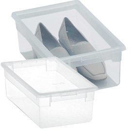 CONTENITORE MULTIUSO LIGHT BOX XS - 19X33,4X11 CM - 5 L - PLASTICA - TRASPARENTE - TERRY 71055