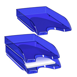 VASCHETTA PORTACORRSIPONDENZA 200+H - 34,8X25,7X6,6 CM - ELECTRIC BLUE - CEP 87044