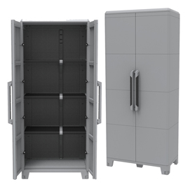 ARMADIO TRANSFORMING MODULAR 4 - 78X43,6X184,4 CM - PPL - GRIGIO - TERRY 83495