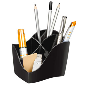 PORTAPENNE ORGANIZER ELLYPSE - 100 RICICLABILE - NERO - 118X89 H98MM - CEP 90187