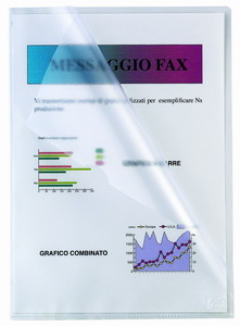 CARTELLINE A L PRATIC - LINEAR - PPL - BUCCIA - 22X30 CM - TRASPARENTE - FAVORIT - CONF. 50 PEZZI 37627