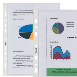 BUSTE FORATE SPECIAL PP - LINEAR - BUCCIA - 22X30 CM - TRASPARENTE - FAVORIT - CONF. 50 PEZZI 37635