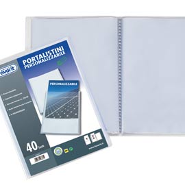 PORTALISTINI PERSONALIZZABILE SVILUPPO - BUCCIA - 22X30 CM - 140 BUSTE - TRASPARENTE -  FAVORIT 61985